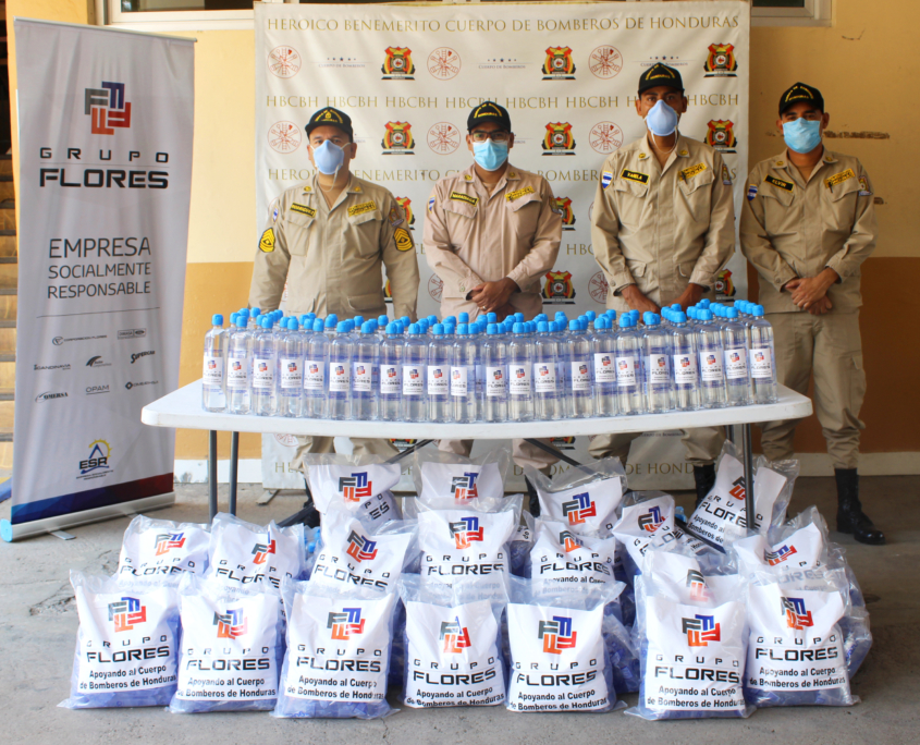 Donación Agua Bomberos